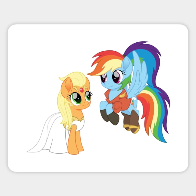 Appledash as Future Catradora Sticker by CloudyGlow